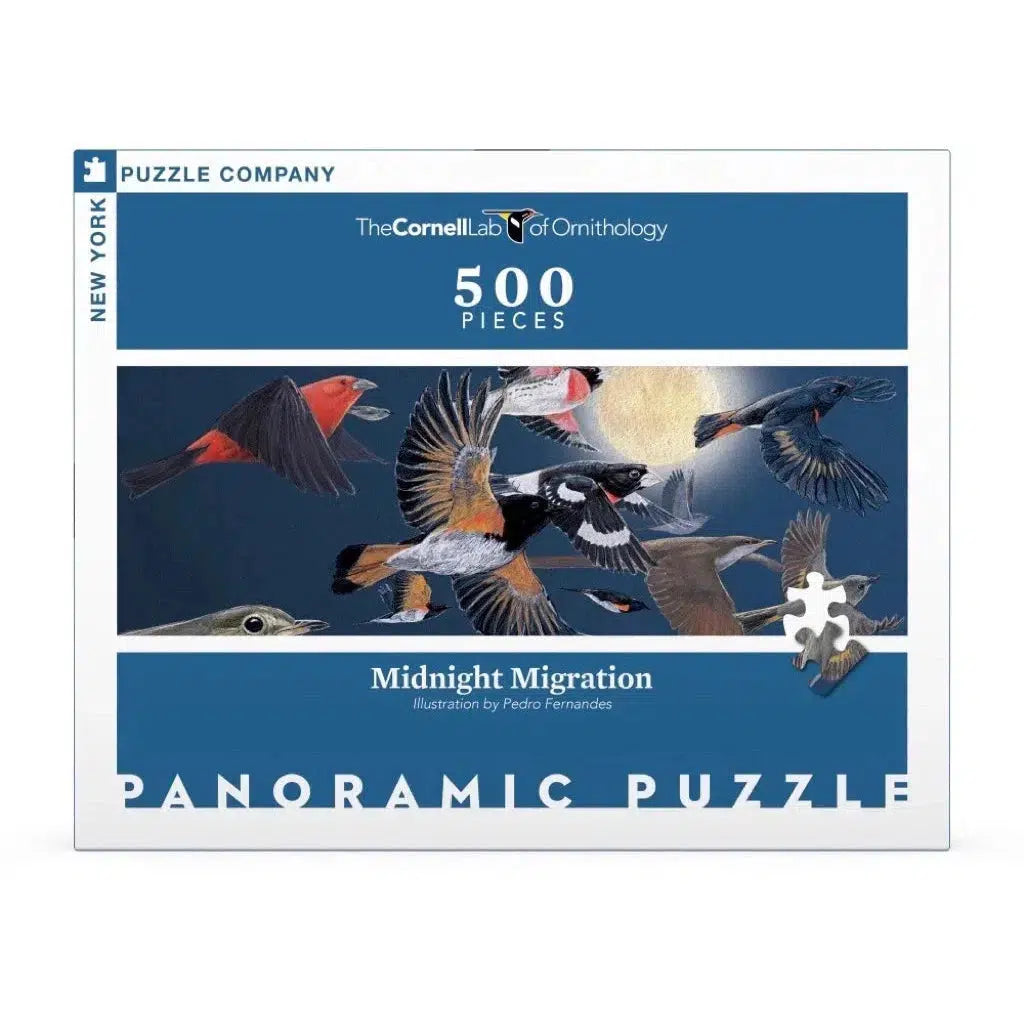 Midnight Migration 500 Piece Panoramic Jigsaw Puzzle NYPC