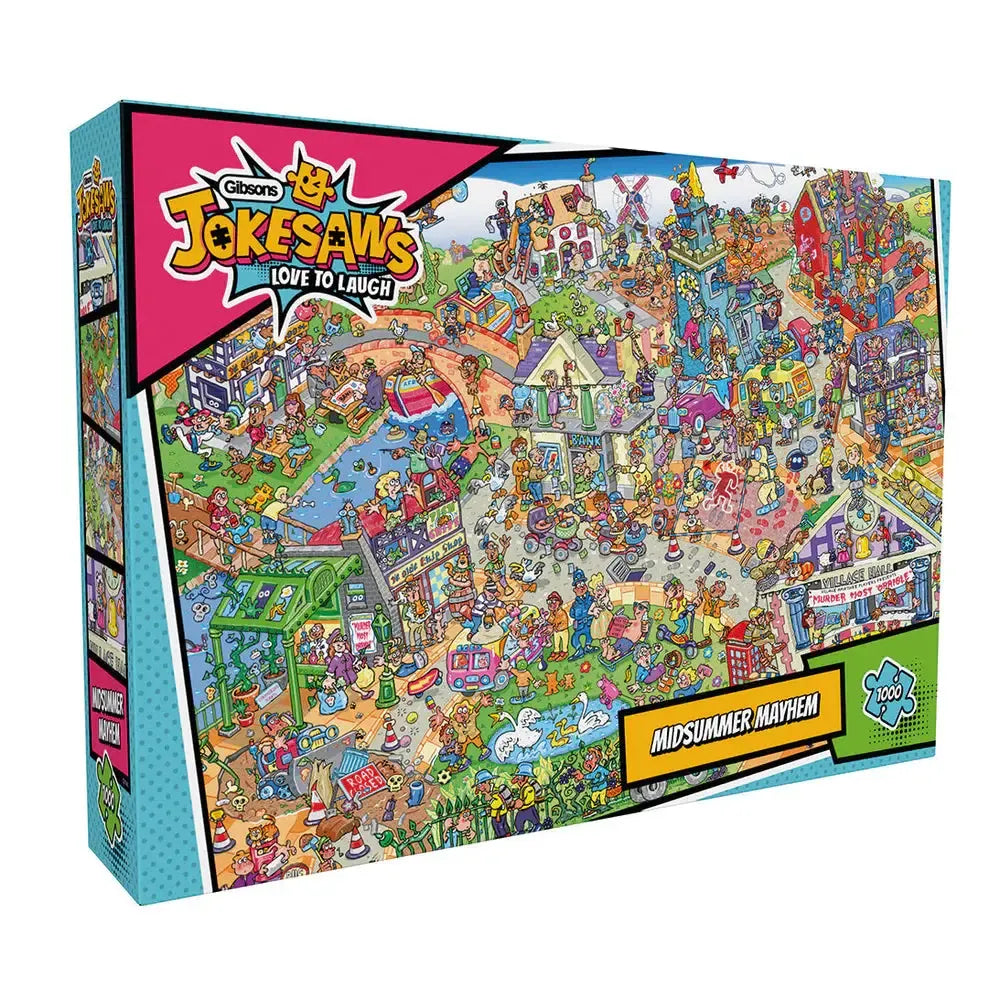 Midsummer Mayhem "Jokesaw" 1000 Piece Jigsaw Puzzle Gibsons