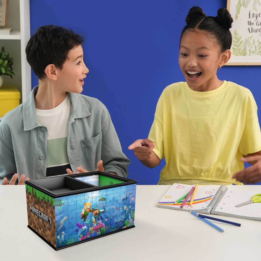 Minecraft Storage Box 223 Piece 3D Jigsaw Puzzle Ravensburger