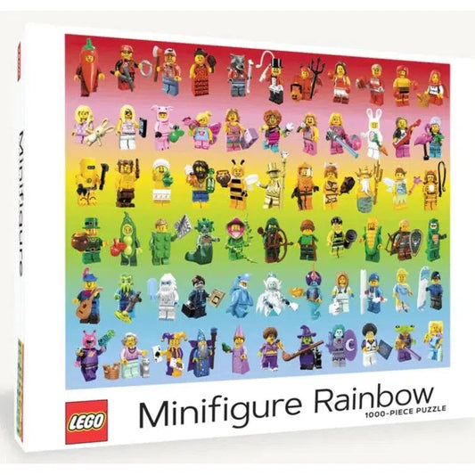 Minifigure Rainbow LEGO 1000 Piece Jigsaw Puzzle Chronicle