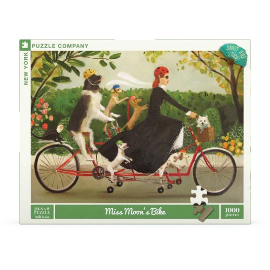 Miss Moon's Bike 1000 Piece Jigsaw Puzzle NYPC