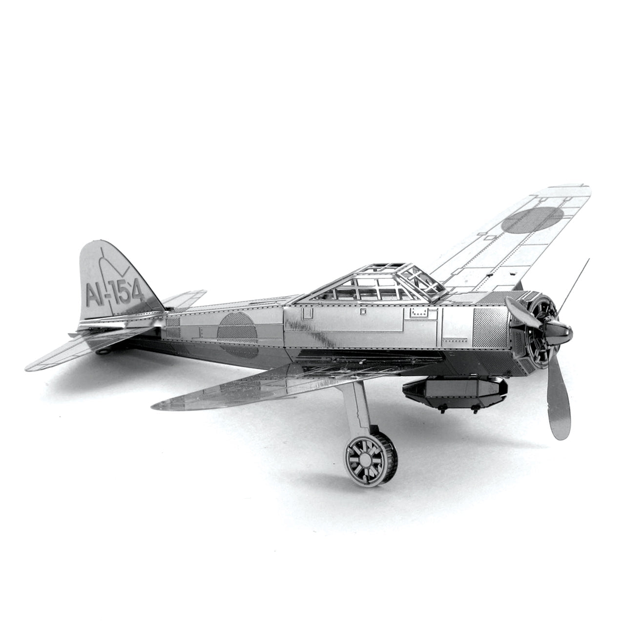 Mitsubishi Zero 3D Steel Model Kit Metal Earth