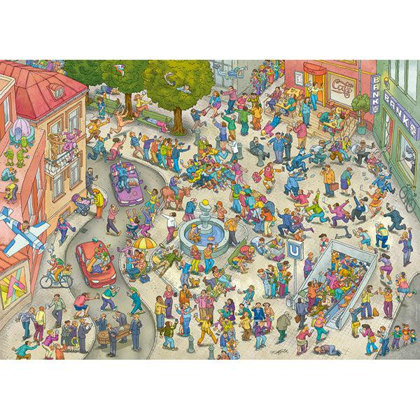 Mobile Zombies 1000 Piece Jigsaw Puzzle Heye