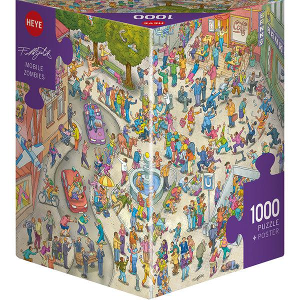 Mobile Zombies 1000 Piece Jigsaw Puzzle Heye