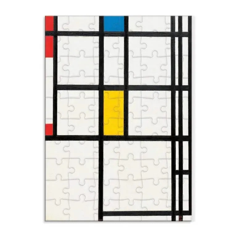 Mondrian Greeting Card 60 Piece Jigsaw Puzzle Galison