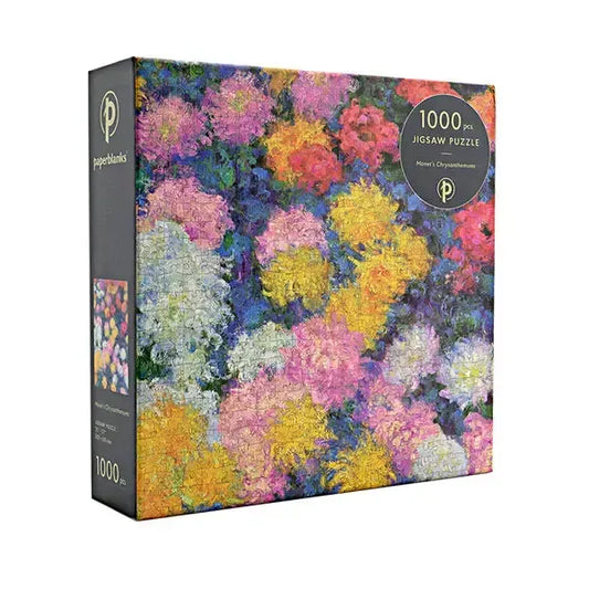 Monet’s Chrysanthemums 1000 Piece Jigsaw Puzzle Paperblanks