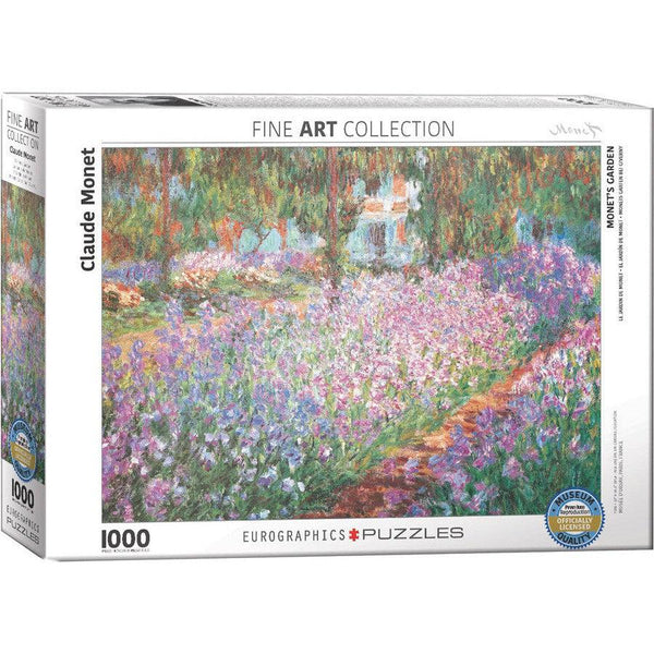 Monet's Garden 1000 Piece Jigsaw Puzzle Eurographics – Puzzle Merchant