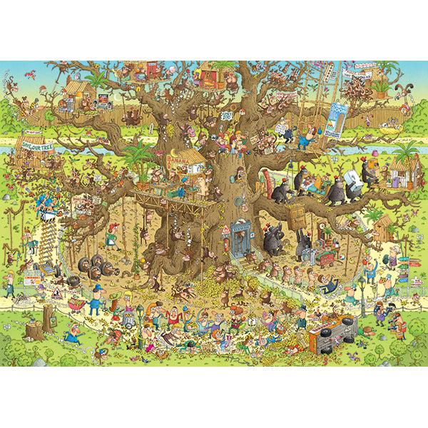 Monkey Habitat Funky Zoo 1000 Piece Jigsaw Puzzle Heye