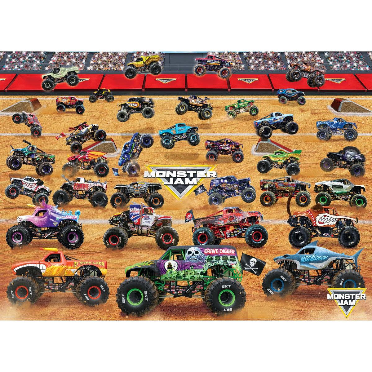 Monster Jam 1000 Piece Jigsaw Puzzle Eurographics