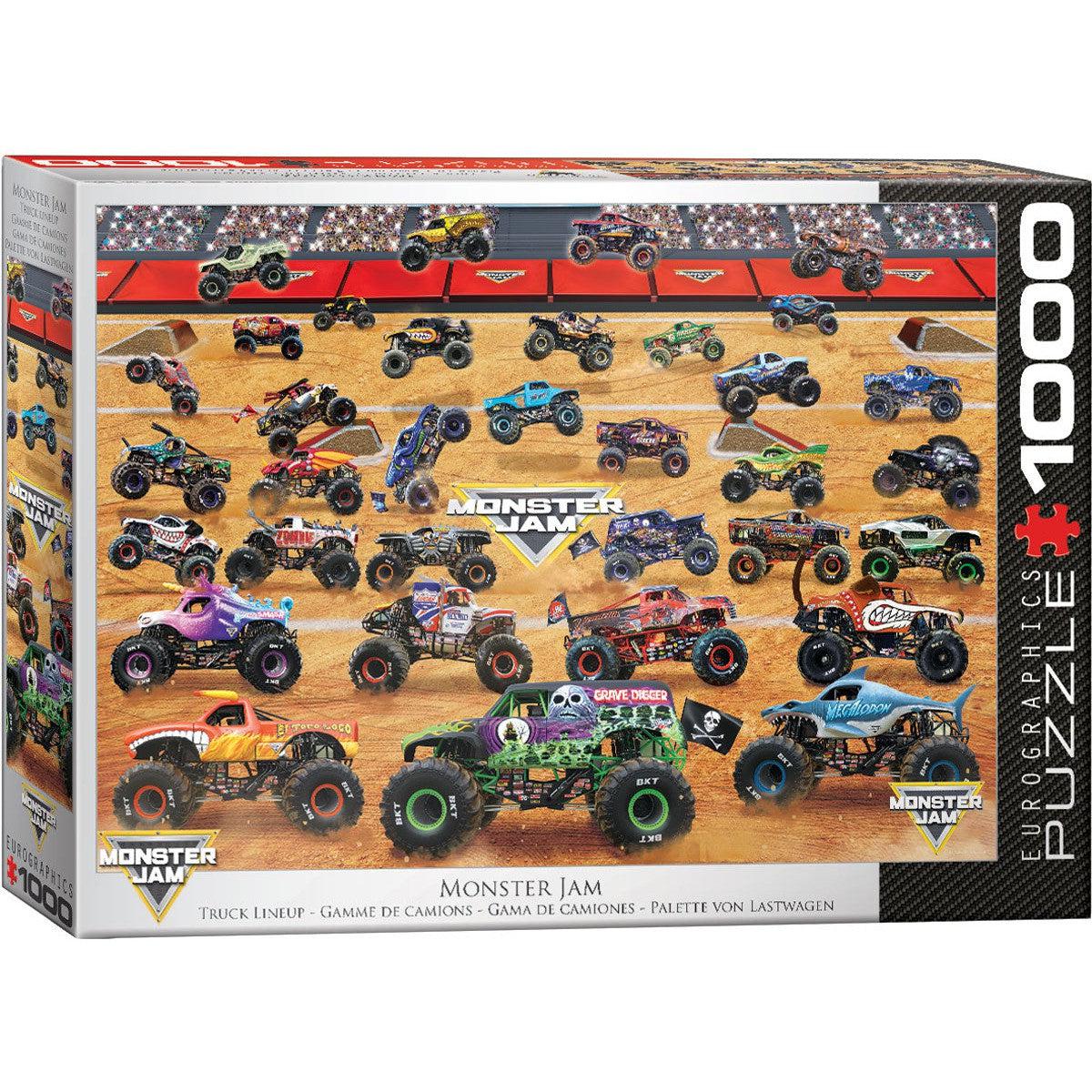 Monster Jam 1000 Piece Jigsaw Puzzle Eurographics