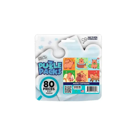 Mood: Capybara 80 Piece Mini Jigsaw Puzzle Micro Puzzles