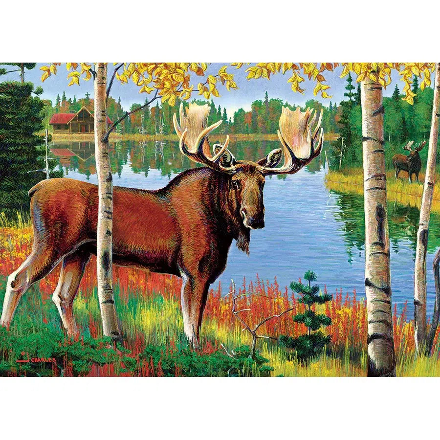 Moose 35 Piece Tray Jigsaw Puzzle Cobble Hill