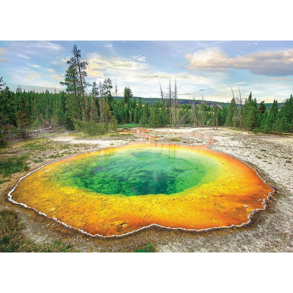 Morning Glory Pool Yellowstone 1000 Piece Jigsaw Puzzle Eurographics