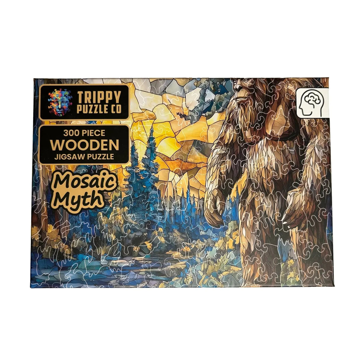 Mosaic Myth 300 Piece Wooden Jigsaw Puzzle Trippy