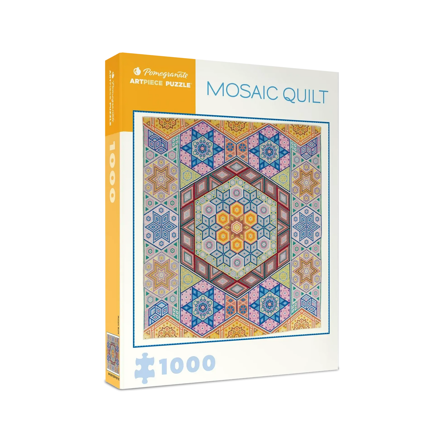 Mosaic Quilt 1000 Piece Jigsaw Puzzle Pomegranate