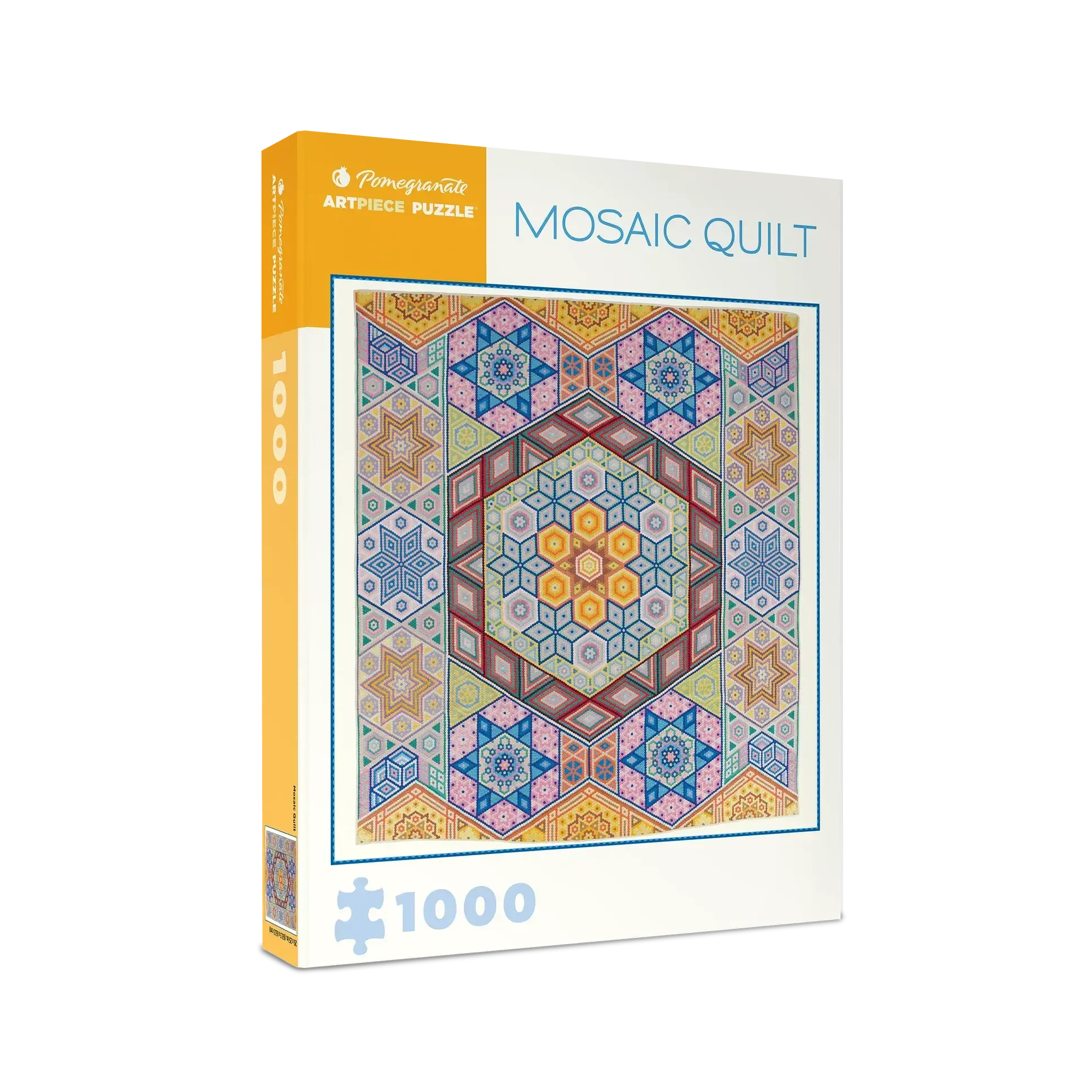 Mosaic Quilt 1000 Piece Jigsaw Puzzle Pomegranate