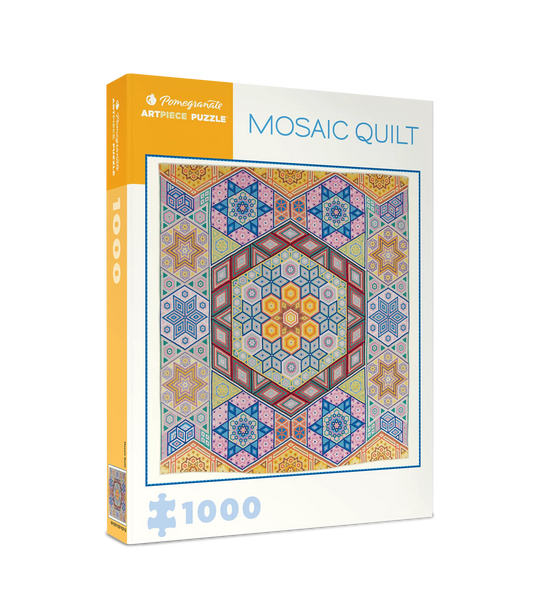 Mosaic Quilt 1000 Piece Jigsaw Puzzle Pomegranate