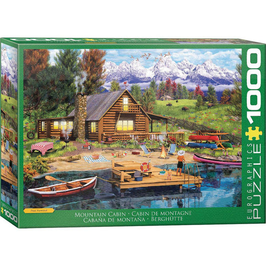 Mountain Cabin 1000 Piece Jigsaw Puzzle Eurographics
