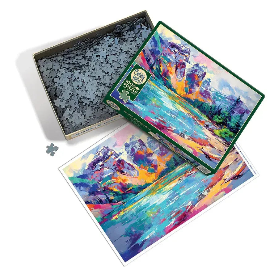 Mountain Lake 1000 Piece Jigsaw Puzzle Cobble Hill