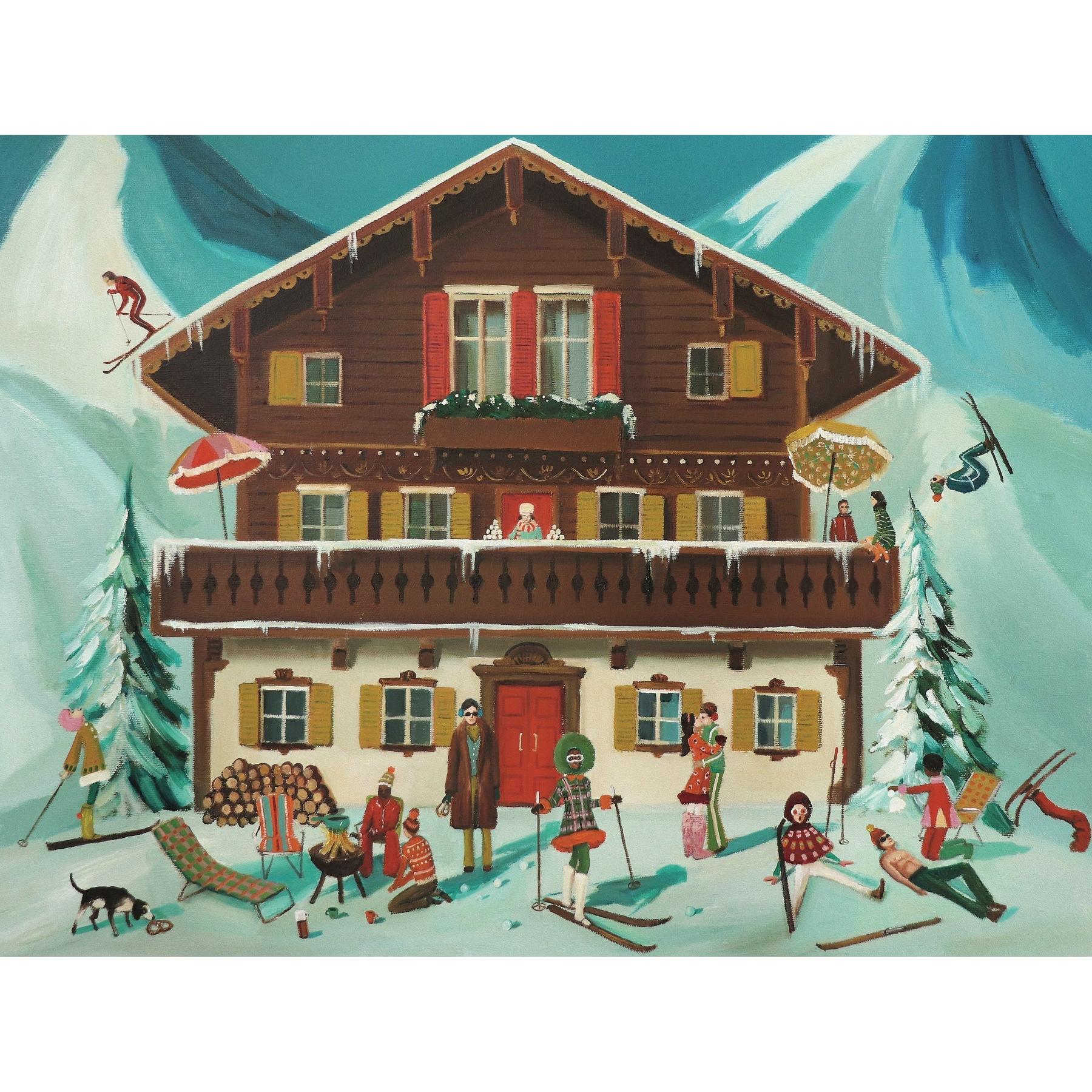 Mountain Moguls 1000 Piece Jigsaw Puzzle NYPC