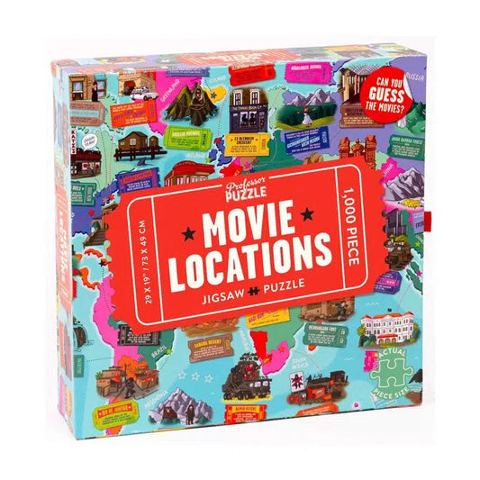 Movie Locations 1000 Piece Jigsaw Puzzle Professor Puzzle