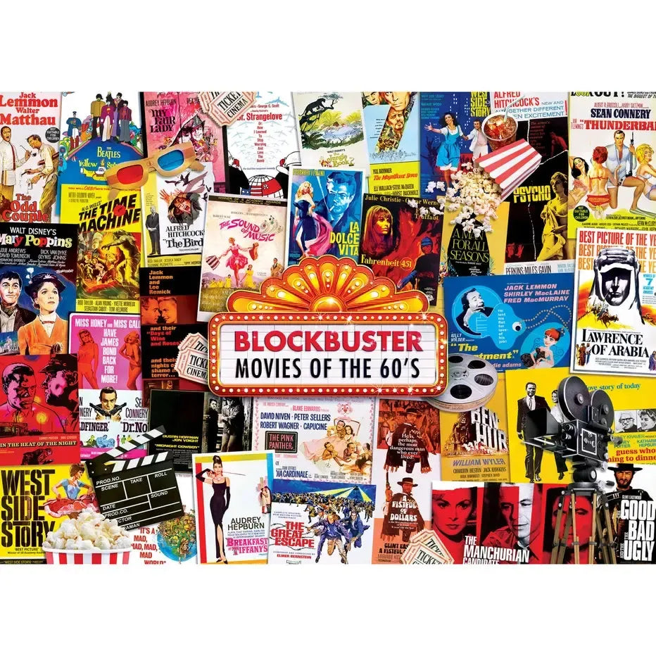 Movie Posters Flashbacks 1000 Piece Jigsaw Puzzle MasterPieces
