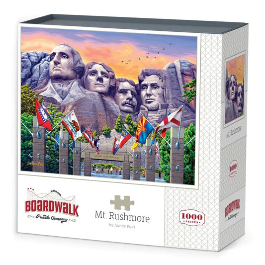 Mt. Rushmore 1000 Piece Jigsaw Puzzle Boardwalk