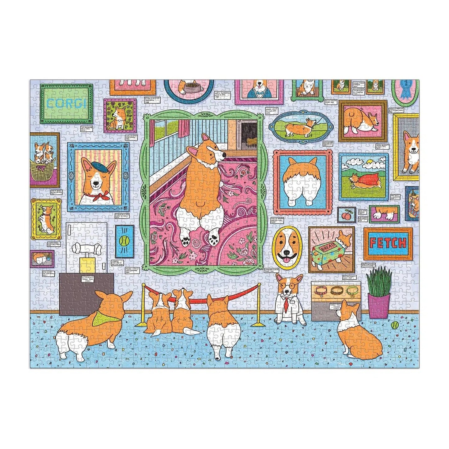 Museum of the Corgi 1000 Piece Jigsaw Puzzle Galison