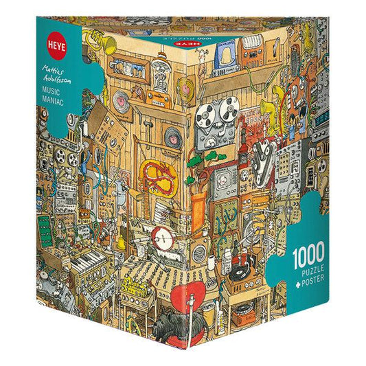 Music Maniac 1000 Piece Jigsaw Puzzle Heye