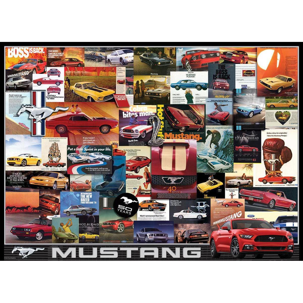 Mustang Advertising Collection 1000 Piece Jigsaw Puzzle Eurographics