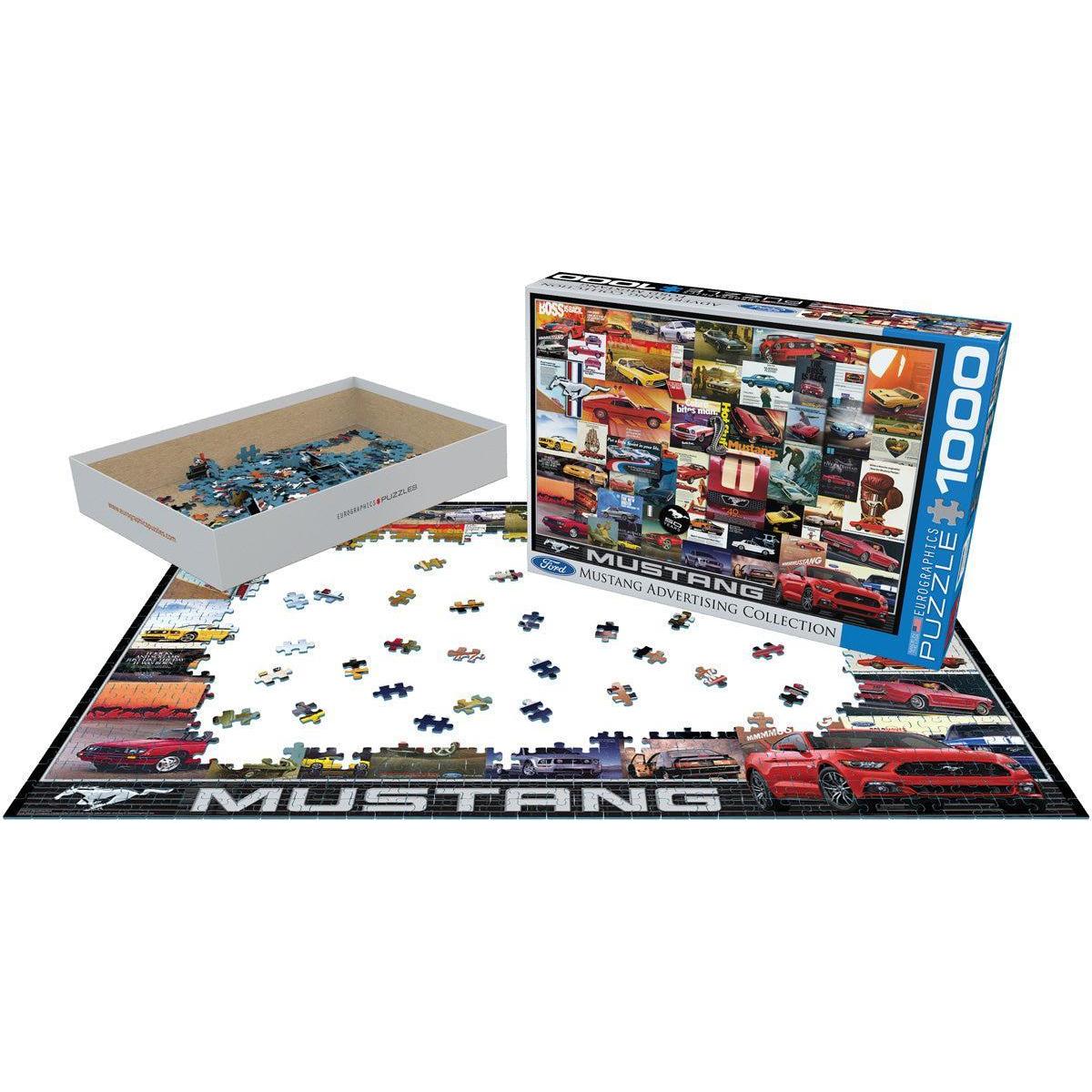 Mustang Advertising Collection 1000 Piece Jigsaw Puzzle Eurographics