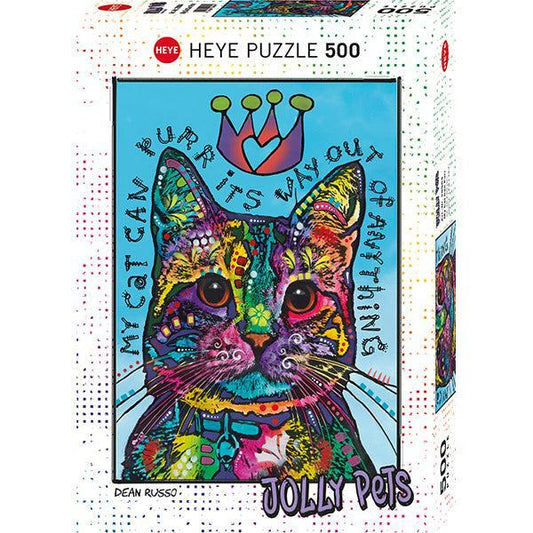 My Cat Can Purr 500 Piece Jigsaw Puzzle Heye