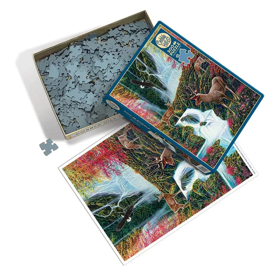 Mystic Forest 500 Piece Jigsaw Puzzle Cobble Hill