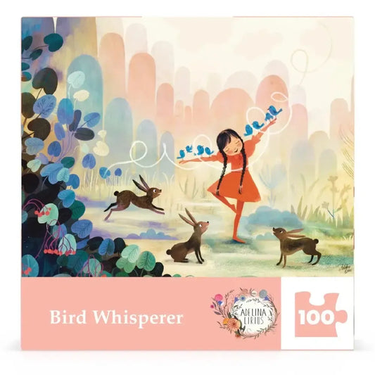 Bird Whisperer by Adelina Lirius 100 Piece Mini Jigsaw Puzzle NYPC