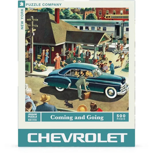 Coming & Going Chevrolet 500 Piece Jigsaw Puzzle NYPC