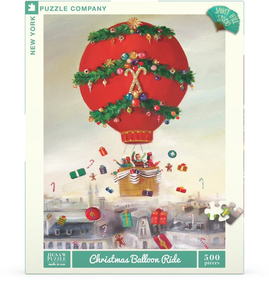 Christmas Balloon Ride 500 Piece Jigsaw Puzzle NYPC