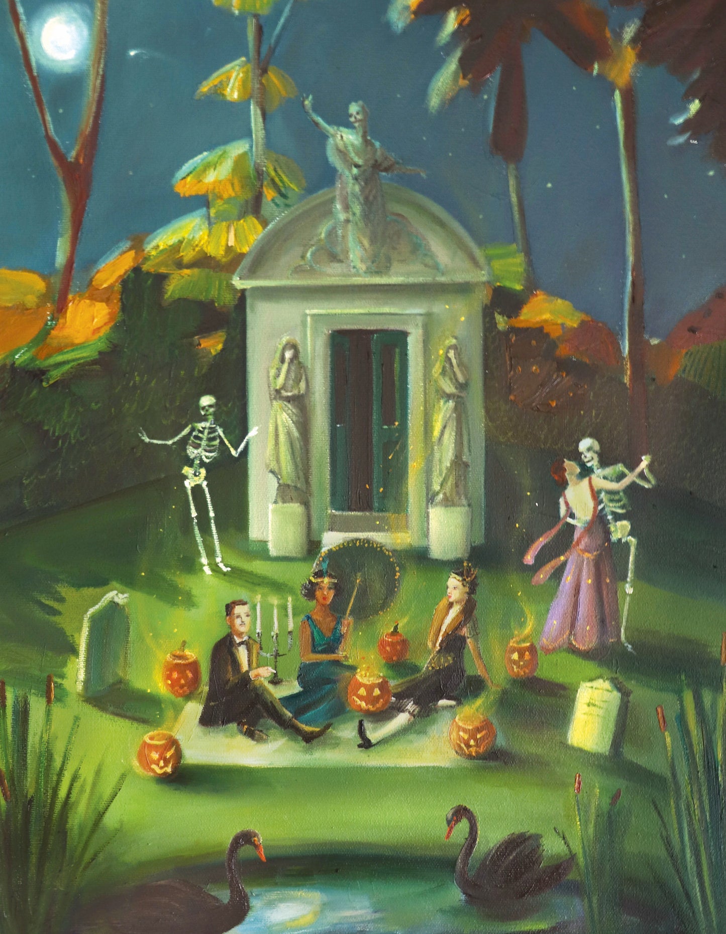 Spirit of the Dead by Janet Hill 100 Piece Mini Jigsaw Puzzle NYPC