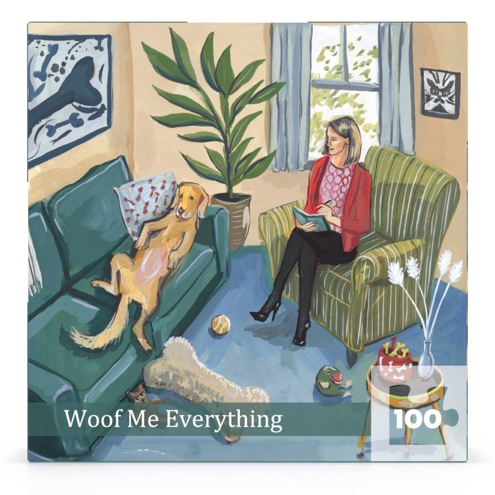 Woof Me Everything by Jenny Kroik 100 Piece Mini Jigsaw Puzzle NYPC