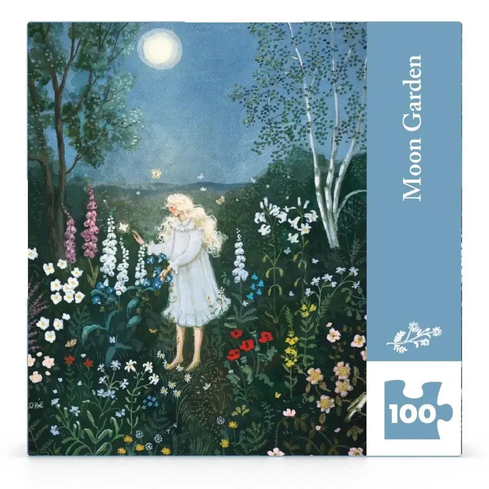 Moon Garden by Loré Pemberton 100 Piece Mini Jigsaw Puzzle NYPC