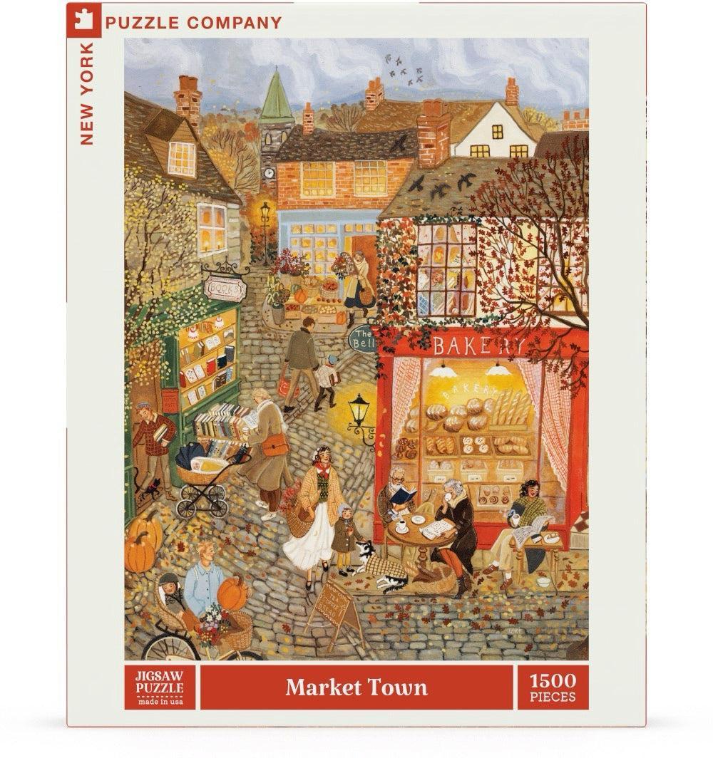 Market Town by Loré Pemberton 1500 Piece Jigsaw Puzzle NYPC