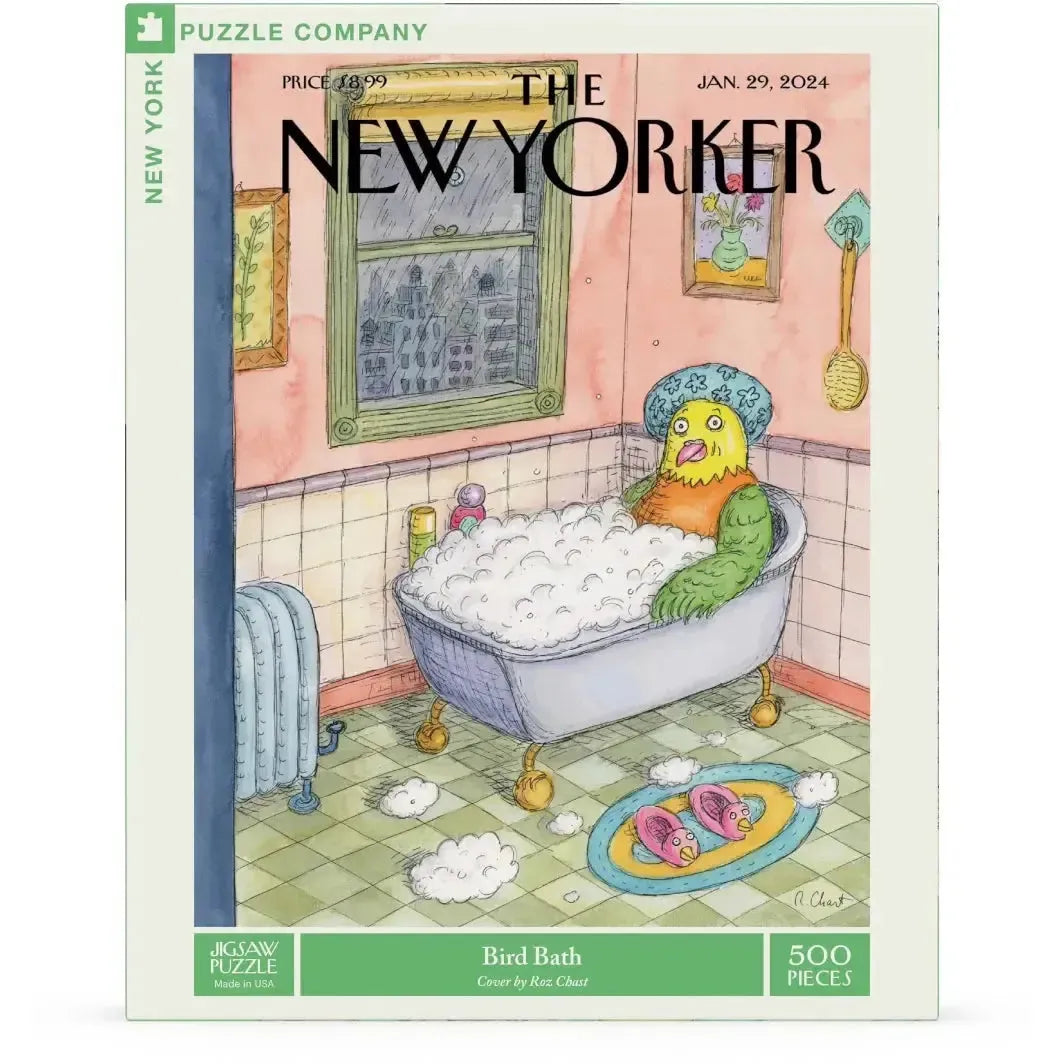 Bird Bath 500 Piece Jigsaw Puzzle NYPC