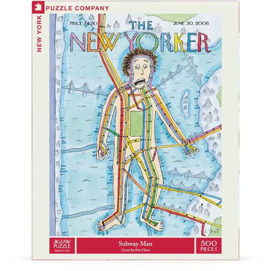 Subway Man 500 Piece Jigsaw Puzzle NYPC