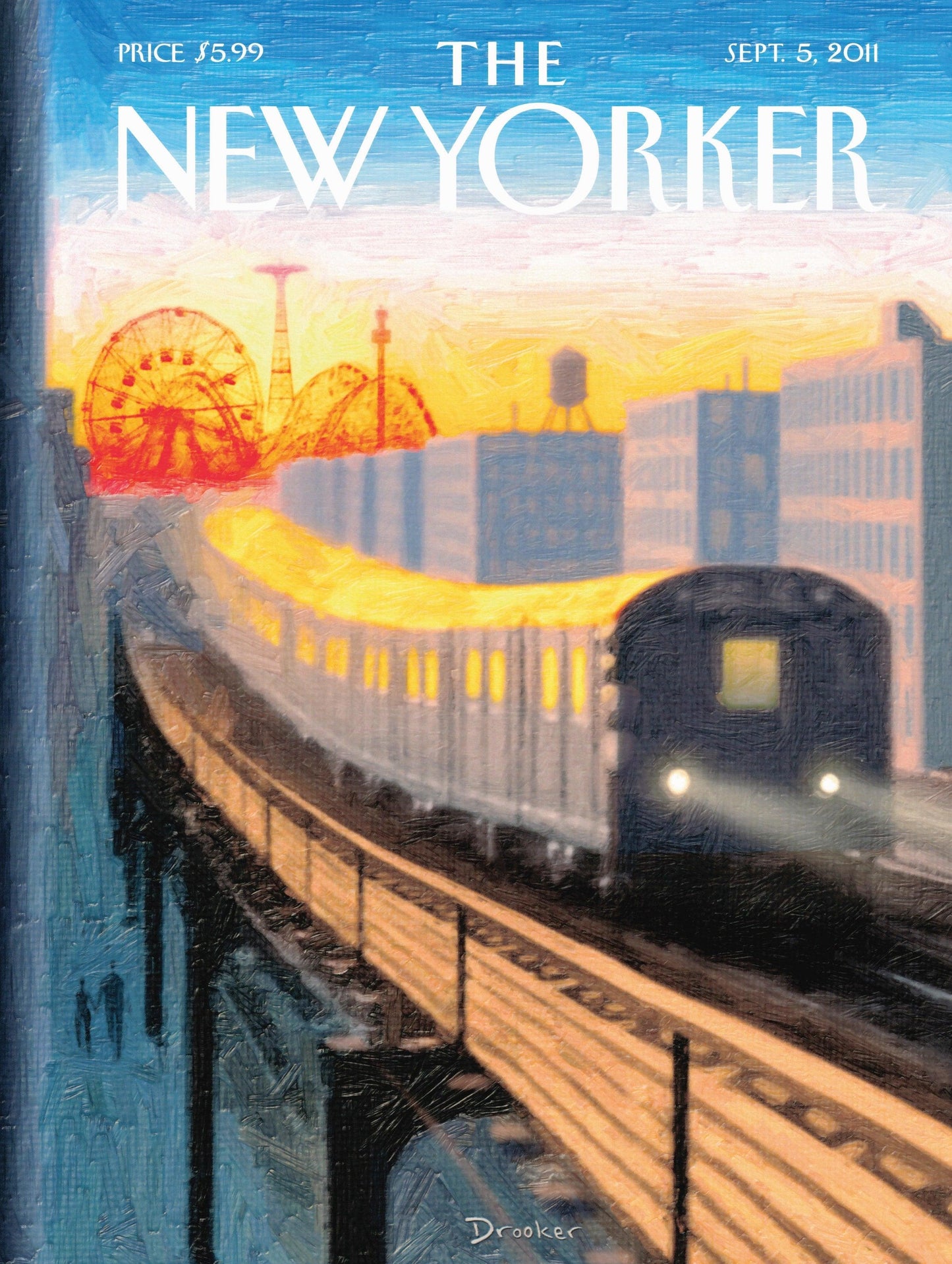 Coney Island Express The New Yorker 300 Piece Jigsaw Puzzle NYPC