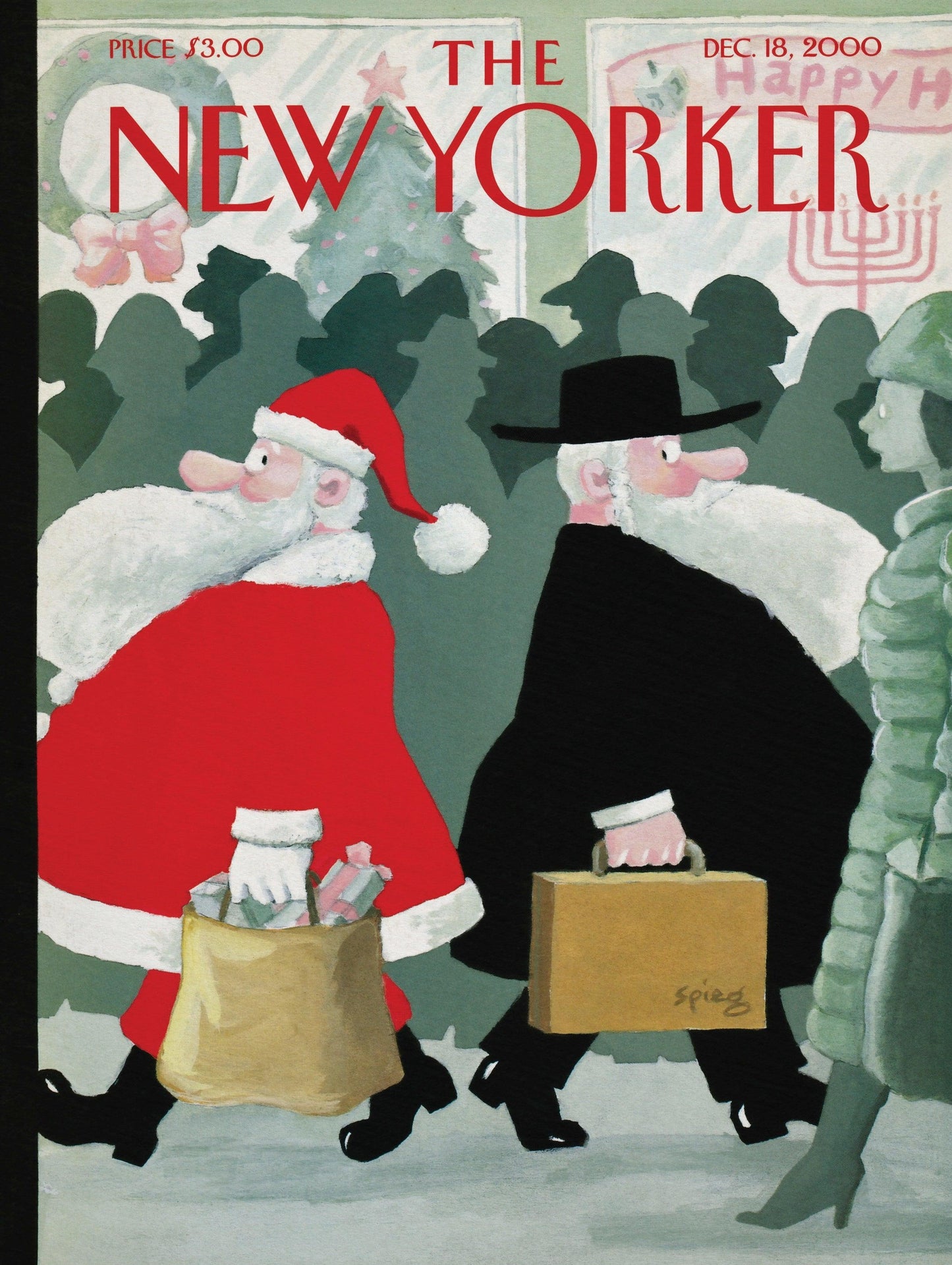 'Twas the Night Before Hanukkah The New Yorker 300 Piece Jigsaw Puzzle NYPC