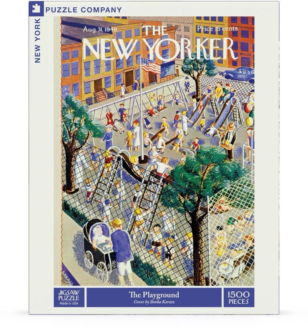 The Playground The New Yorker 1500 Piece Jigsaw Puzzle NYPC