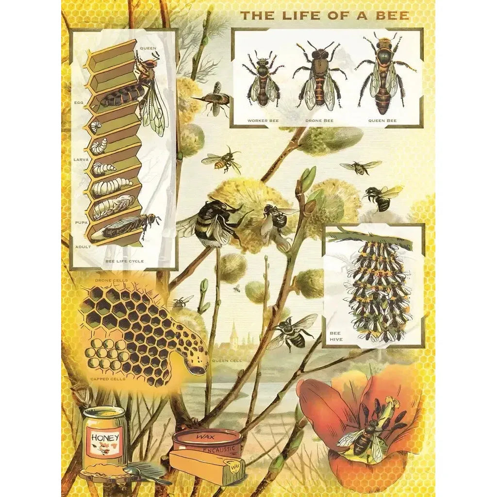 Bees & Honey 1000 Piece Jigsaw Puzzle NYPC