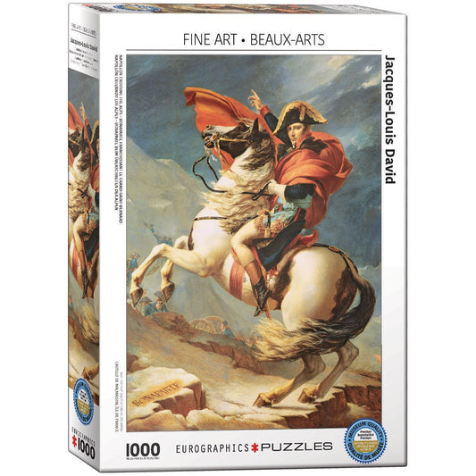 Napoleon Crossing the Alps 1000 Piece Jigsaw Puzzle Eurographics