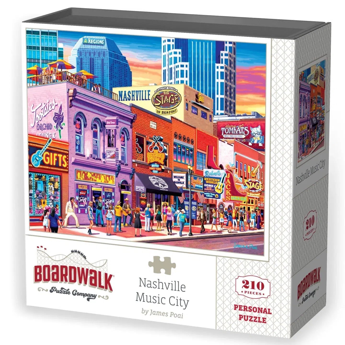 Nashville Music City 210 Piece Jigsaw Puzzle Boardwalk