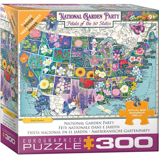 National Garden Party 300 Piece Jigsaw Puzzle Eurographics