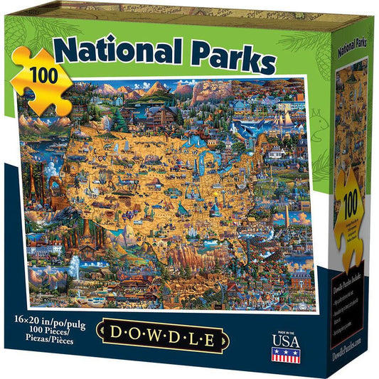 National Parks 100 Piece Jigsaw Puzzle Dowdle